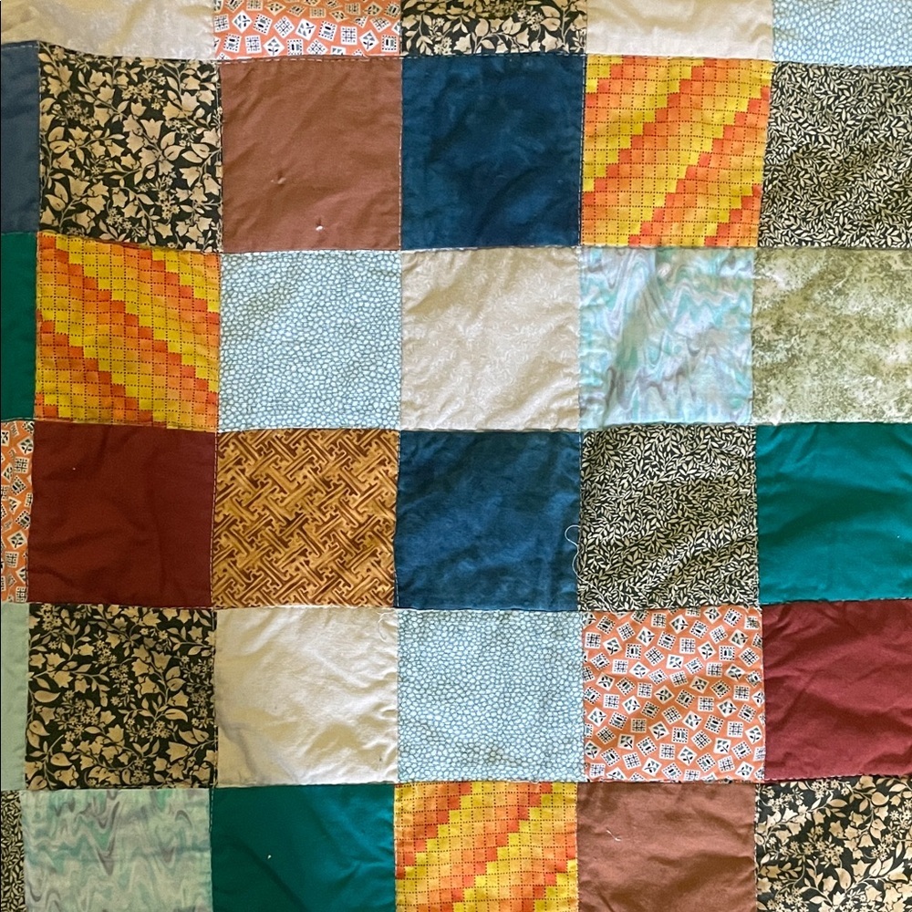 Colorful Patchwork Quilt - Picture 2 of 3
